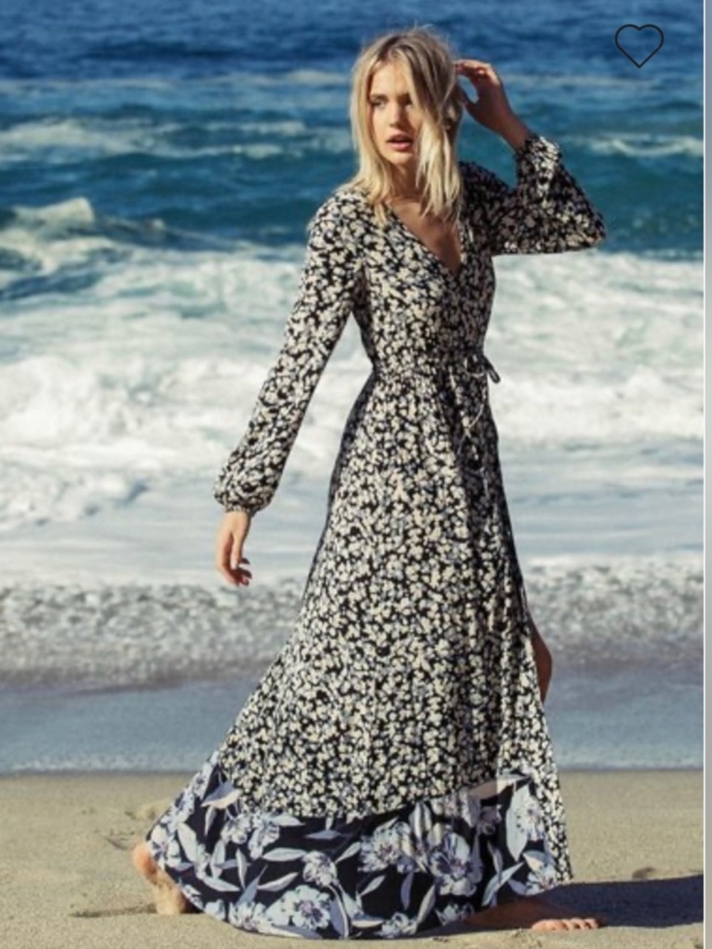 Billabong Kimono Maxi Dress M NWOT